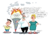 Cartoon: Feuer und Flamme (small) by RABE tagged olympiade,sommerspiele,sport,paris,cartoon,karikatur,pressezeichnung,farbcartoon,tagescartoon,treppchen,podest,siegerehrung,siegerpodest,hund,herrchen,training,ringe,fische,seine,fluß,luftblasen,wettkämpfe,feuer,flamme,olympiafeuer,schule,schüler,schulanfang,schulstart,zuckertüte,brand