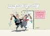 Harmoniegesang (small) Cartoon: Harmoniegesang (small) by RABE tagged merz,union,kanzler,fritze,koalition,spd,klingbeil,bundesregierung,rabe,ralf,böhme,cartoon,karikatur,pressezeichnung,farbcartoon,tagescartoon,trump,putin,krisen,tv,nachrichten,waschmaschine,rot,schwarz,groko,streit,koalitionsstreit,harmonie,harmonietherapie,therapie,prügelei,prügelknaben