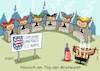 Cartoon: Tag der Bratwurst (small) by RABE tagged landtagswahl,thüringen,septemper,cdu,afd,mario,voigt,bernd,höcke,tv,duell,fernsehduell,rabe,ralf,böhme,cartoon,karikatur,pressezeichnung,farbcartoon,tagescartoon,bratwurst,roster,rostbratwurst,semmel,brötchen,bratwurstbude,rost,grill,senf