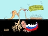 Cartoon: Vielfraß (small) by RABE tagged prigoschin,wagner,wagnertruppe,rabe,ralf,böhme,cartoon,karikatur,pressezeichnung,farbcartoon,tagescartoon,putin,moskau,vulkan,lava,magma,eu,brüssel,ukrainekrieg,getreide,weizen,getreideabkommen,abkommen,wurzeln,raupe,engerling,vielfraß,wurzel,wurzelschäden,made