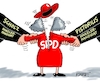 Cartoon: Zereißprobe (small) by RABE tagged ampel,ampelregierung,rot,grün,gelb,fdp,spd,grüne,rabe,ralf,böhme,cartoon,karikatur,pressezeichnung,farbcartoon,tagescartoon,inflation,einkommen,rente,rentenpaket,bruch,streit,neuwahlen,vertrauensfrage,wahltermin,wahlkampf,kanzlerkandidat,pistorius,zereißprobe