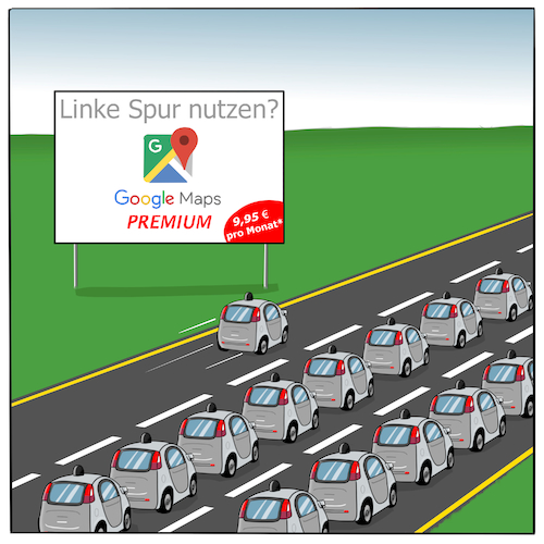 Cartoon: Autonomes Fahren (medium) by Cloud Science tagged autonomes,fahren,selbstfahrendes,karte,auto,google,car,selfdriving,maps,karten,kartenanbeiter,maze,here,premium,autobahn,highway,werbung,marketing,kosten,pro,monat,zukunft,trend,technologie,tech,technik,digitalisierung,digital,verkehr,infrastruktur,daten,mobilitaet,stau,disruption,wandel,transformation,ueberholen,service,dienst,app,autonomes,fahren,selbstfahrendes,karte,auto,google,car,selfdriving,maps,karten,kartenanbeiter,maze,here,premium,autobahn,highway,werbung,marketing,kosten,pro,monat,zukunft,trend,technologie,tech,technik,digitalisierung,digital,verkehr,infrastruktur,daten,mobilitaet,stau,disruption,wandel,transformation,ueberholen,service,dienst,app