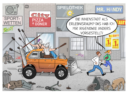 Cartoon: Erlebnisraum (medium) by Cloud Science tagged innenstadt,erlebnisraum,innenstädte,städtesterben,einzelhandel,handel,stationärer,shopping,sicherheit,digitalisierung,stadt,zukunft,mobilität,verkehr,innenstadt,erlebnisraum,innenstädte,städtesterben,einzelhandel,handel,stationärer,shopping,sicherheit,digitalisierung,stadt,zukunft,mobilität,verkehr