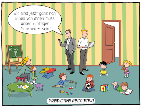 Cartoon: Predictive Recruiting (medium) by Cloud Science tagged predictive,vorhersage,recruiting,recruitment,personal,hr,human,ressource,einstellung,daten,datenanalyse,personalauswahl,arbeitnehmer,arbeitgeber,digitalisierung,digital,technologie,tech,disruption,wandel,innovation,trend,zukunft,wirtschaft,business,unternehmen,it,analyse,predictive,vorhersage,recruiting,recruitment,personal,hr,human,ressource,einstellung,daten,datenanalyse,personalauswahl,arbeitnehmer,arbeitgeber,digitalisierung,digital,technologie,tech,disruption,wandel,innovation,trend,zukunft,wirtschaft,business,unternehmen,it,analyse