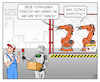 Cartoon: Humanoide Roboter (small) by Cloud Science tagged humanoider roboter humnanoide industrie40 zukunft tech technologie fertigung produktion automatisierung sozial kognitiver kognitive robotik künstliche intelligenz automation fortschritt entwicklung