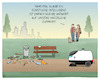 Cartoon: KI vs. natürliche Dummheit (small) by Cloud Science tagged ki künstliche intelligenz natürliche dummheit umweltverschmutzung müll roboter reinigungsroboter müllroboter autonom park müllentsorgung techologie technik zukunft automatisierung