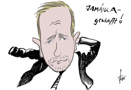 Cartoon: Lindner (medium) by tiede tagged lindner,fdp,jamaika,sondierung,tiede,cartoon,karikatur,lindner,fdp,jamaika,sondierung,tiede,cartoon,karikatur