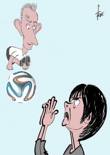 Cartoon: Miro! (medium) by tiede tagged miro,klose,em,fussball,europameisterschaft,frankreich,jogi,löw,uefa,tiede,cartoon,karikatur,miro,klose,em,fussball,europameisterschaft,frankreich,jogi,löw,uefa,tiede,cartoon,karikatur