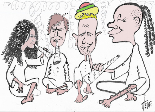 Cartoon: Sondierung (medium) by tiede tagged ampel,sondierung,scholz,grüne,fdp,baerbock,habeck,lindner,tiede,cartoon,ampel,sondierung,scholz,grüne,fdp,baerbock,habeck,lindner,tiede,cartoon