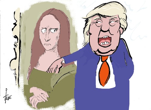 Trump Sexismus By Tiede Politics Cartoon Toonpool