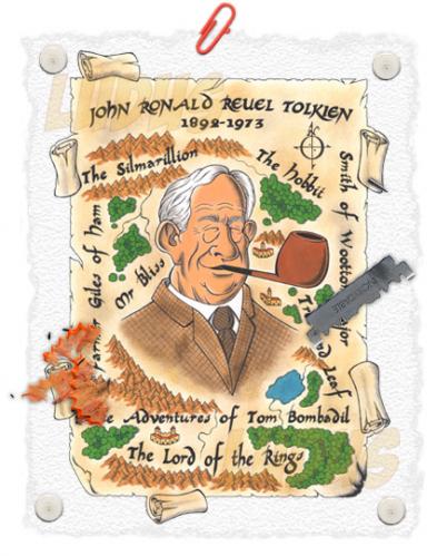 Cartoon: Tolkien (medium) by Ludus tagged tolkien