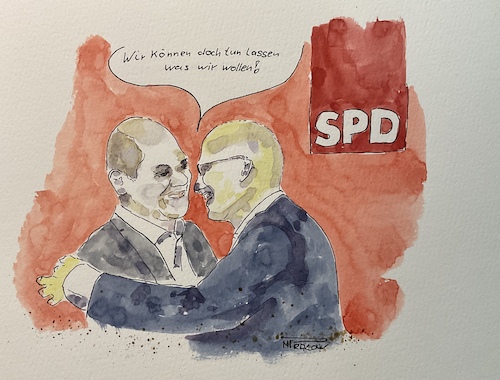 Cartoon: Cum Ex Geschäfte (medium) by Pralow tagged scholz,kanzler,bundesrepublik,hamburg,tschentscher,bürgermeister,cum,ex,geschäfte,banken,deutschland,scholz,kanzler,bundesrepublik,hamburg,tschentscher,bürgermeister,cum,ex,geschäfte,banken,deutschland