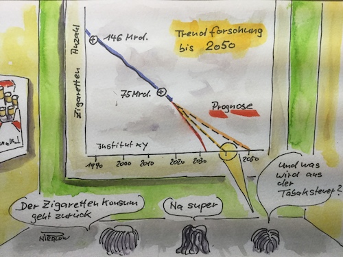 Cartoon: Tabaksteuer (medium) by Pralow tagged gesundheit,rauchen,nikotion,lungenkrebs,steuer,tabaksteuer,norbert,pralow,tagescartoon,karikatur,gesundheit,rauchen,nikotion,lungenkrebs,steuer,tabaksteuer,norbert,pralow,tagescartoon,karikatur