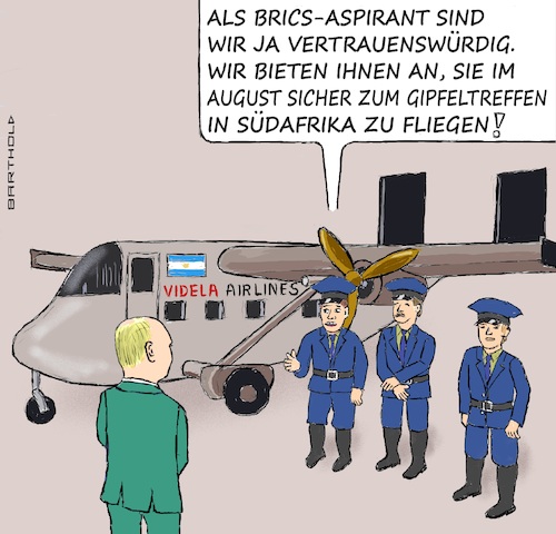 Cartoon: Angebot (medium) by Barthold tagged wladimir,putin,einladung,brics,gipfel,johannisburg,südafrika,august,2023,angebot,flug,argentinische,offiziere,flugzeug,skyvan,pa51,todesflüge,abwürfe,dissidenten,meer,cartoon,karikatur,barthold,wladimir,putin,einladung,brics,gipfel,johannisburg,südafrika,august,2023,angebot,flug,argentinische,offiziere,flugzeug,skyvan,pa51,todesflüge,abwürfe,dissidenten,meer,cartoon,karikatur,barthold