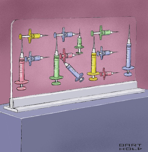 Cartoon: Corona - Vision (medium) by Barthold tagged corona,virus,pandemie,zweite,welle,gesundheitsnotstand,lockdown,einschränkung,freiheit,impfstoff,impfzentren,hoffnung,ausstellungsstück,plexiglas,schriftzug,frei,spritzen,cartoon,barthold,corona,virus,pandemie,zweite,welle,gesundheitsnotstand,lockdown,einschränkung,freiheit,impfstoff,impfzentren,hoffnung,ausstellungsstück,plexiglas,schriftzug,frei,spritzen,cartoon,barthold