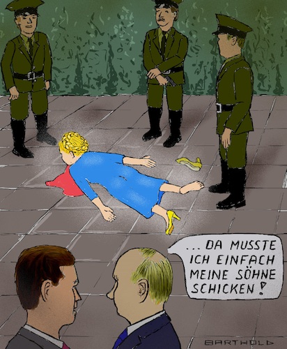 Cartoon: Der Patriarch (medium) by Barthold tagged militärischer,angriff,angriffskrieg,überfall,russland,ukraine,wladimir,putin,februar,24,2022,blut,boden,soldaten,erklärung,ehrenmord,cartoon,karikatur,barthold,militärischer,angriff,angriffskrieg,überfall,russland,ukraine,wladimir,putin,februar,24,2022,blut,boden,soldaten,erklärung,cartoon,karikatur,barthold