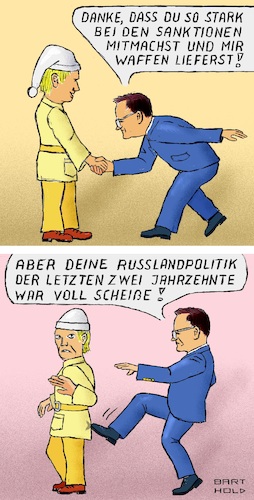 Diplomat und deutscher Michel