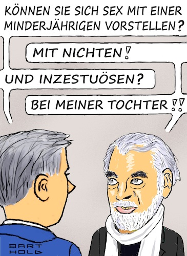 Cartoon: Interview im Archiv gefunden . . (medium) by Barthold tagged metoo,marie,theres,relin,maximilian,schell,schauspieler,missbrauch,minderjährig,nichte,wortspiel,mitnichten,tochter,nastassja,cartoon,karikatur,barthold,metoo,marie,theres,relin,maximilian,schell,schauspieler,missbrauch,minderjährig,nichte,wortspiel,mitnichten,tochter,nastassja,cartoon,karikatur,barthold