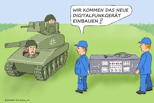 Cartoon: Irgendwas stimmt nicht! (medium) by Barthold tagged bundeswehr,beschaffung,beschaffungsamt,koblenz,digitalfunkgeräte,auftragswert,einskommadrei,milliarden,versäumnis,prüfung,einbauplatz,stromversorgung,boris,pistorius,panzer,anlieferung,schildbürgerstreich,cartoon,karikatur,barthold,bundeswehr,beschaffung,beschaffungsamt,koblenz,digitalfunkgeräte,auftragswert,einskommadrei,milliarden,versäumnis,prüfung,einbauplatz,stromversorgung,boris,pistorius,panzer,anlieferung,schildbürgerstreich,cartoon,karikatur,barthold