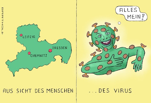 Cartoon: Sachsen . . . (medium) by Barthold tagged sachsen,corona,pandemie,hotspot,afd,leugner,karte,landesgrenzen,coronavirus,vermenschlicht,gleichheit,umrisse,cartoon,karikatur,barthold,sachsen,corona,pandemie,hotspot,afd,leugner,karte,landesgrenzen,coronavirus,vermenschlicht,gleichheit,umrisse,cartoon,karikatur,barthold