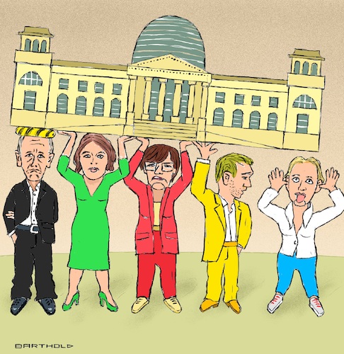 Cartoon: staatstragend (medium) by Barthold tagged zehn,jahre,afd,alternative,für,deutschland,friedrich,merz,annalena,baerbock,saskia,esken,christian,lindner,alice,weidel,reichstag,ätsch,bätsch,cartoon,karikatur,barthold,zehn,jahre,afd,alternative,für,deutschland,friedrich,merz,annalena,baerbock,saskia,esken,christian,lindner,alice,weidel,reichstag,ätsch,bätsch,cartoon,karikatur,barthold