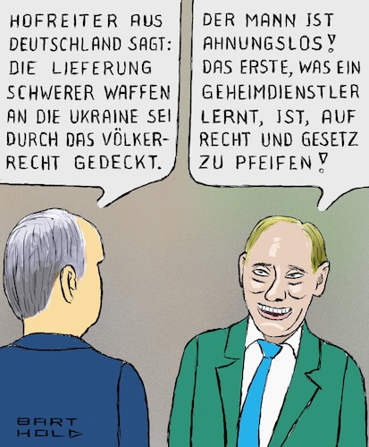 Cartoon: Zwei Welten (medium) by Barthold tagged ukraine,angriffskrieg,eroberungskrieg,anton,hofreiter,grüne,propagierung,lieferung,schwere,waffen,berufung,völkerrecht,russland,drohung,atomkrieg,cartoon,karikatur,barthold,ukraine,angriffskrieg,eroberungskrieg,anton,hofreiter,grüne,propagierung,lieferung,schwere,waffen,berufung,völkerrecht,russland,drohung,atomkrieg,cartoon,karikatur,barthold