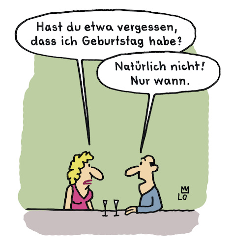 Geburtstag By Lo Graf von Blickensdorf  Love Cartoon  TOONPOOL