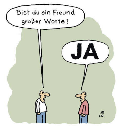 Große Worte