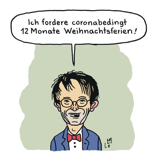 Cartoon: Karl Lauterbach (medium) by Lo Graf von Blickensdorf tagged corona,inzidenz,pandemie,schule,schüler,ansteckung,maskenpflicht,gesundheitsamt,robert,koch,institut,rki,karl,lauterbach,weihnachtsferien,covid19,lockdown,infiziert,virus,hospitalisierung,impfung,neuinfektion,corona,inzidenz,pandemie,schule,schüler,ansteckung,maskenpflicht,gesundheitsamt,robert,koch,institut,rki,karl,lauterbach,weihnachtsferien,covid19,lockdown,infiziert,virus,hospitalisierung,impfung,neuinfektion