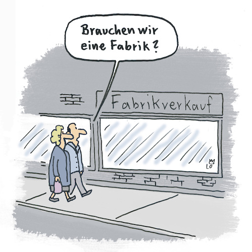 Cartoon: Konsumverhalten (medium) by Lo Graf von Blickensdorf tagged shopping,kapitalismus,konsumieren,einkaufsbummel,ehepaar,pärchen,fabrikverkauf,outlet,shopping,kapitalismus,konsumieren,einkaufsbummel,ehepaar,pärchen,fabrikverkauf,outlet