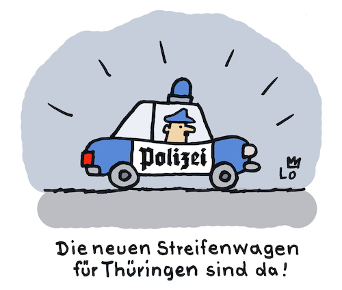 Cartoon: Neue Polizeiautos (medium) by Lo Graf von Blickensdorf tagged afd,wahl,sonneberg,thüringen,landratswahl,fckafd,streifenwagen,polizeiauto,polizei,politik,nazihöcke,höcke,nazi,rechtsruck,nazis,fraktur,frakturschrift,nazischrift,afd,wahl,sonneberg,thüringen,landratswahl,fckafd,streifenwagen,polizeiauto,polizei,politik,nazihöcke,höcke,nazi,rechtsruck,nazis,fraktur,frakturschrift,nazischrift