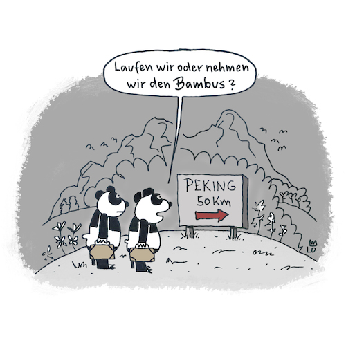 Pandas auf Reisen