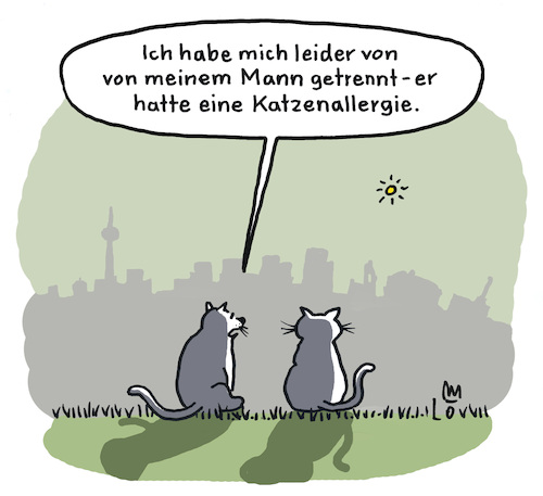 Cartoon: Trennung (medium) by Lo Graf von Blickensdorf tagged ehe,beziehung,katze,kater,katzenallergie,katzenhaare,freundin,tiere,streit,allergie,cartoon,lo,graf,karikatur,katzen,ehemann,ehefrau,scheidung,ehe,beziehung,katze,kater,katzenallergie,katzenhaare,freundin,tiere,streit,allergie,cartoon,lo,graf,karikatur,katzen,ehemann,ehefrau,scheidung