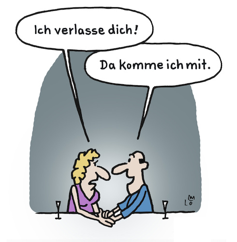 Cartoon: Trennung (medium) by Lo Graf von Blickensdorf tagged beziehung,ehe,mann,frau,schluss,trennung,pärchen,paar,karikatur,lo,graf,cartoon,liebe,beziehung,ehe,mann,frau,schluss,trennung,pärchen,paar,karikatur,lo,graf,cartoon,liebe