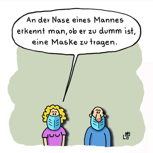 Wie die Nase des Mannes