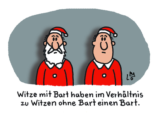 Witz mit Bart