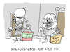 Cartoon: Streupflicht (small) by Bregenwurst tagged winterdienst,schnee,streuen,salz,kö