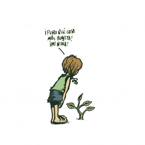 Cartoon: un mundo maravilloso (medium) by mortimer tagged mortimer,kids,plants,love,nature,ecologism,global,warming,wood,genocide,waldabholzung,wald,klima,c02ausstoss,co2,emission,emissionsschutz,erderwärmung,g8 gipfel,global warming,globale erwärmung,klimawandel,lärm,lärmschutz,meerespiegelanstieg,ozonwerte,ozonloch,polarschmelze,ressource,ressourcen,smog,smogalarm,treibhauseffekt,umwelt,umweltpolitik,umweltpolitiker,umweltschutz,umweltverschmutzung,umweltzerstörung,wetter,g8,gipfel,global,warming,globale,erwärmung