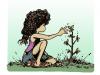 Cartoon: maria and the trees (small) by mortimer tagged mortimer mortimeriadas cartoon