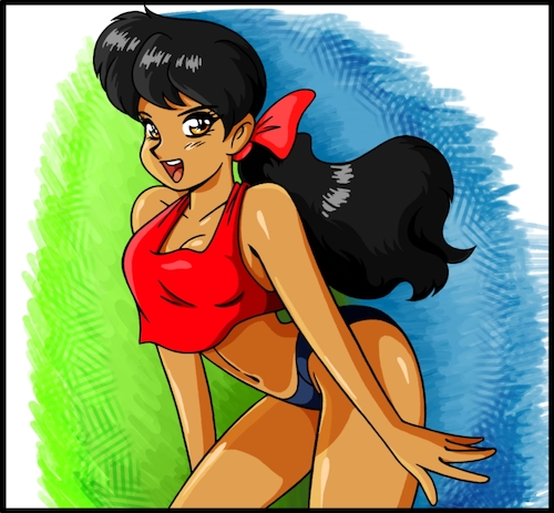 Cartoon: Pin-Up Girls (medium) by PlayboyLuke tagged pinupgirls