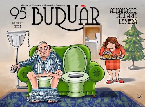 Cartoon: Buduar Magazine (medium) by menekse cam tagged italian,humor,magazine,buduar,cover,design,sofa,cartoon