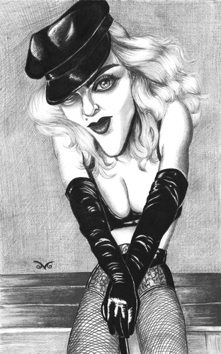 Cartoon: Madonna (medium) by menekse cam tagged madonna,american,singer,madonna,american,singer