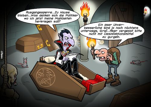 Cartoon: Ausgangssperre (medium) by Chris Berger tagged vampir,dracula,covid,19,corona,virus,epidemie,pandemie,vampir,dracula,covid,19,corona,virus,epidemie,pandemie