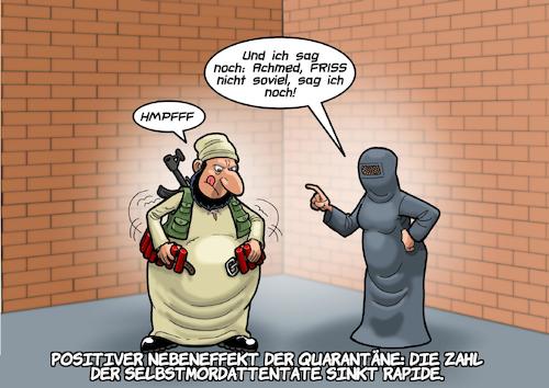 Cartoon: Zu Fett (medium) by Chris Berger tagged selbstmord,attentat,sprengstoffgürtel,muslim,isis,taliban,attentäter,übergewicht,vollidiot,trottel,fett,selbstmord,attentat,sprengstoffgürtel,muslim,isis,taliban,attentäter,übergewicht,vollidiot,trottel,fett