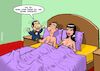 Cartoon: Ventriloquist (small) by Chris Berger tagged ventriloquist,bauchredner,sex,dreier,bett