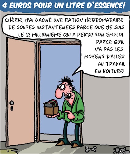 Cartoon: 12 Millions (medium) by Karsten Schley tagged environnement,petrole,politique,climat,voitures,travail,employeurs,employes,revenus,environnement,petrole,politique,climat,voitures,travail,employeurs,employes,revenus