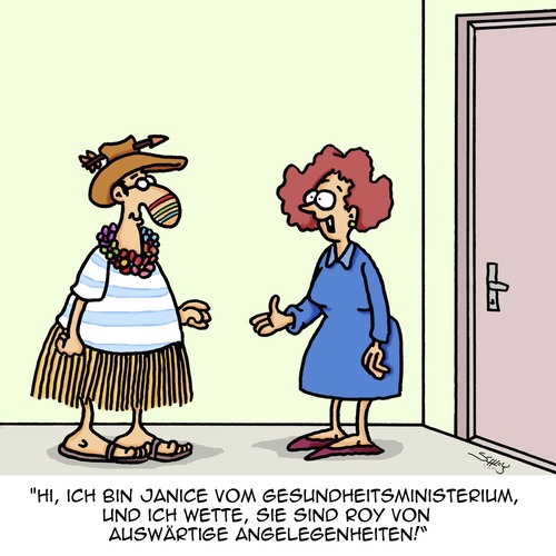 Cartoon: Auswärtig (medium) by Karsten Schley tagged politik,regierung,beamte,ministerien,abteilungen,staatssekretäre,jobs,gesellschaft,diplomatie,politik,regierung,beamte,ministerien,abteilungen,staatssekretäre,jobs,gesellschaft,diplomatie