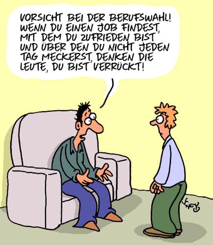 Cartoon: Berufswahl (medium) by Karsten Schley tagged jobs,ausbildung,wirtschaft,berufswahl,zufriedenheit,arbeit,arbeitgeber,arbeitnehmer,karriere,gesellschaft,jobs,ausbildung,wirtschaft,berufswahl,zufriedenheit,arbeit,arbeitgeber,arbeitnehmer,karriere,gesellschaft