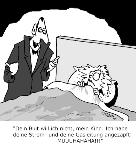 Cartoon: Die Nacht des Vampires (medium) by Karsten Schley tagged legenden,märchen,sagen,filme,literatur,comics,medien,preisanstiege,gaspreise,strompreise,inflation,euro,armut,gesellschaft,politik,legenden,märchen,sagen,filme,literatur,comics,medien,preisanstiege,gaspreise,strompreise,inflation,euro,armut,gesellschaft,politik