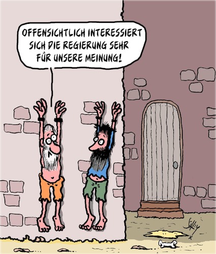 Cartoon: Die Regierung (medium) by Karsten Schley tagged demokratie,freiheit,politik,opposition,meinungen,regierung,überwachung,sicherheit,diktatur,unterdrückung,demokratie,freiheit,politik,opposition,meinungen,regierung,überwachung,sicherheit,diktatur,unterdrückung